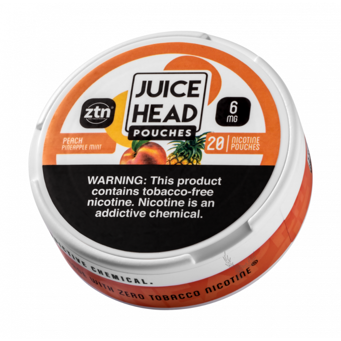 Juice Head Pouches Peach Pineapple Mint 6MG