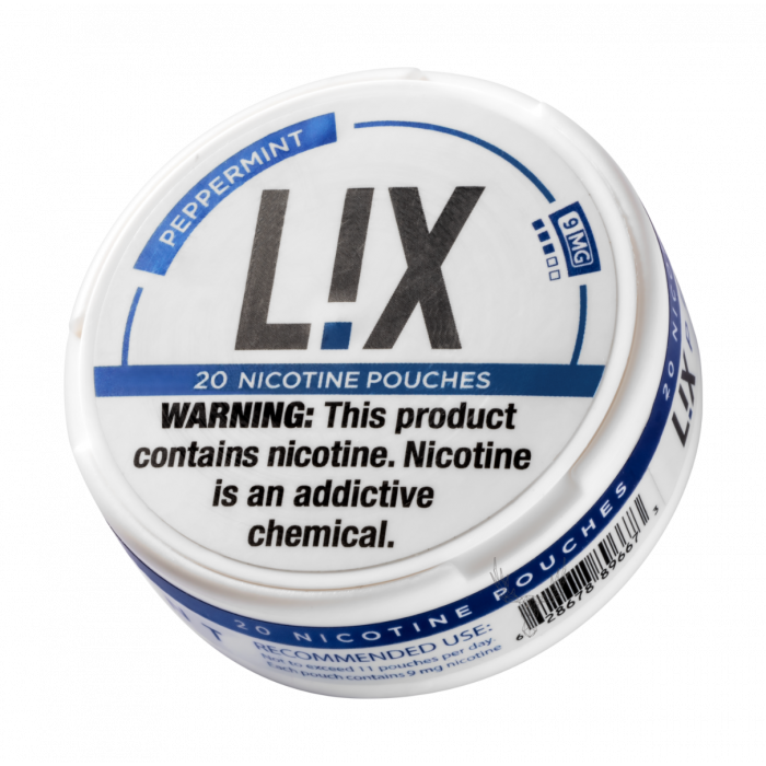 L!X Nicotine Pouches - Peppermint 9MG