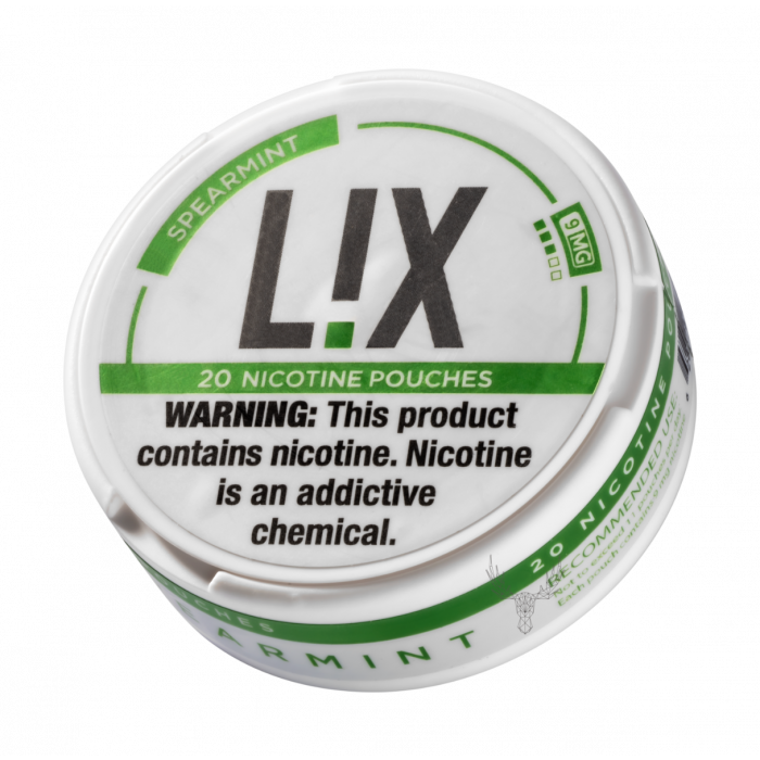 L!X Nicotine Pouches - Spearmint 9MG