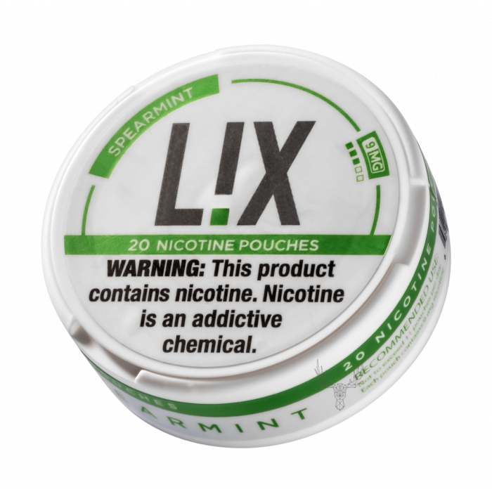 L!X Nicotine Pouches - Spearmint 9MG