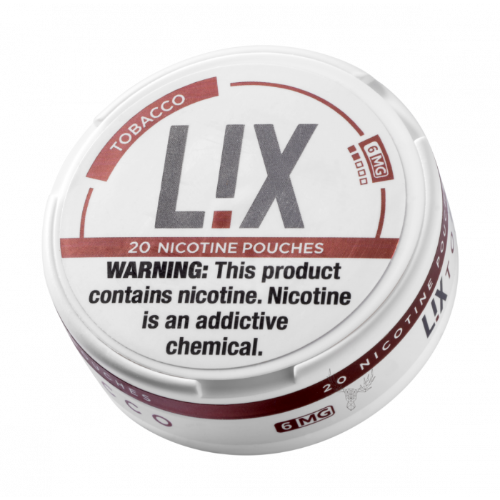 L!X Tobacco 6MG Nicotine Pouches