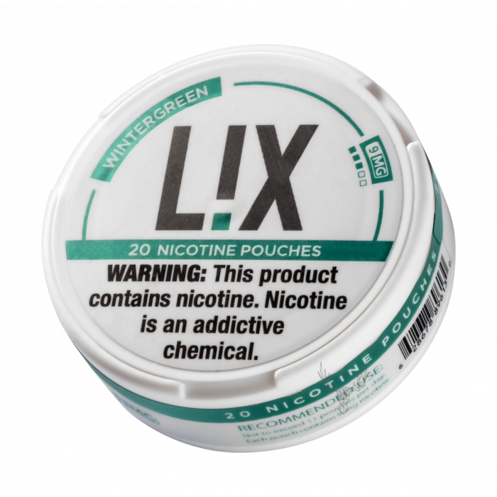 L!X Nicotine Pouches - Wintergreen 9MG