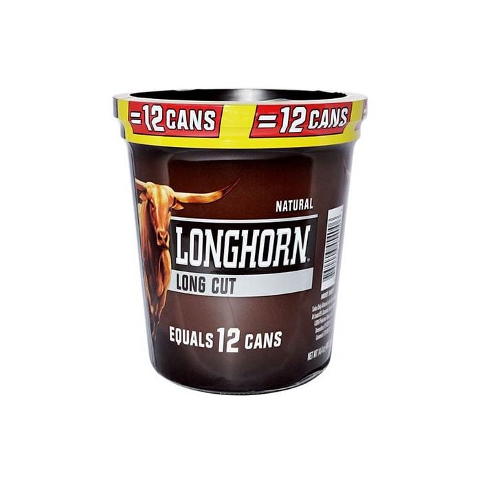 Longhorn Natural Tub 14.4oz Long Cut