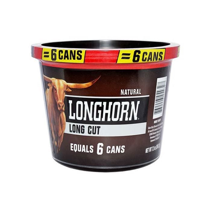 Longhorn Natural Small Tub, 7.2oz, Long Cut