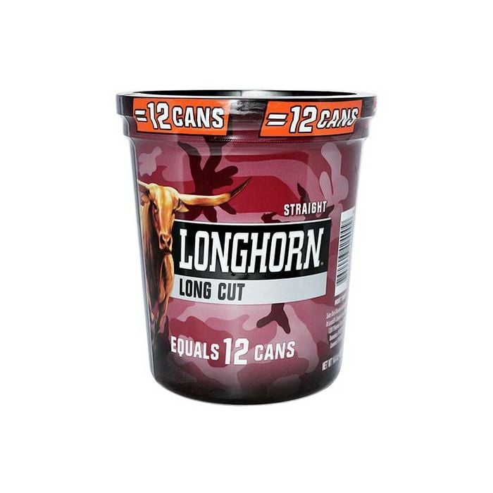 Longhorn Straight Large Tub, 14.4oz, Long Cut