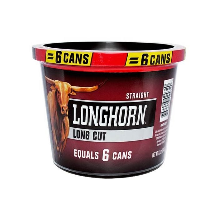 Longhorn Straight Small Tub, 7.2oz, Long Cut