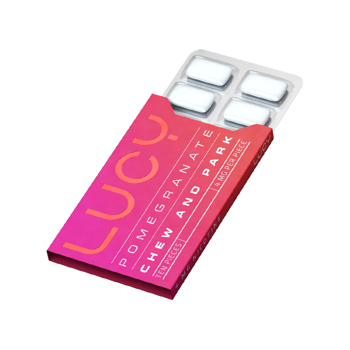 Lucy Pomegranate 4MG Nicotine Gum