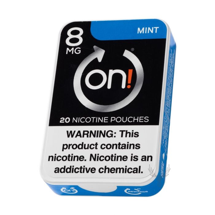 On! 8MG Mint Mini Dry Nicotine Pouches