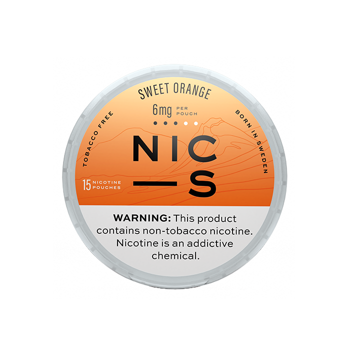 NIC-S Sweet Orange 6MG Nicotine Pouches