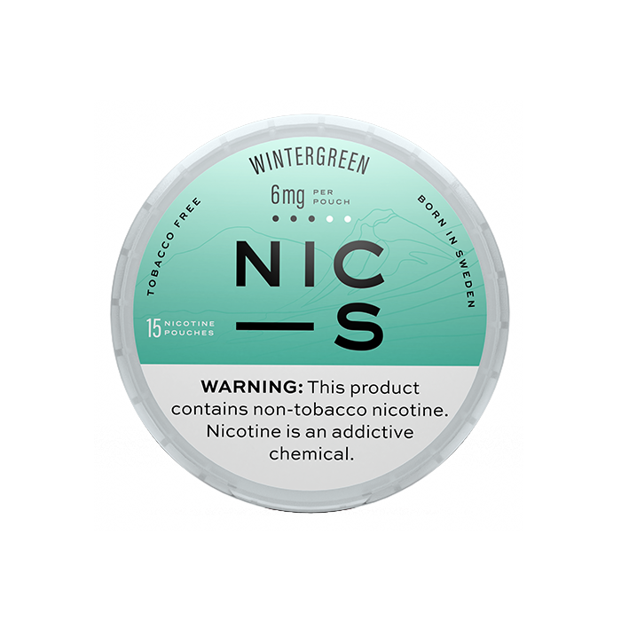 NIC-S Wintergreen 6MG Nicotine Pouches