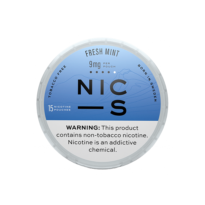 NIC-S Fresh Mint 9MG Nicotine Pouches