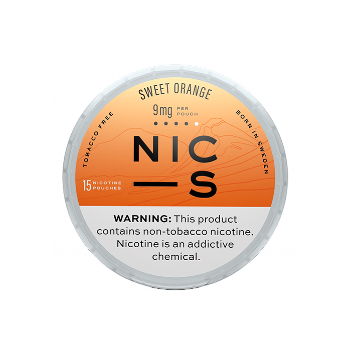 NIC-S Sweet Orange 9MG Nicotine Pouches