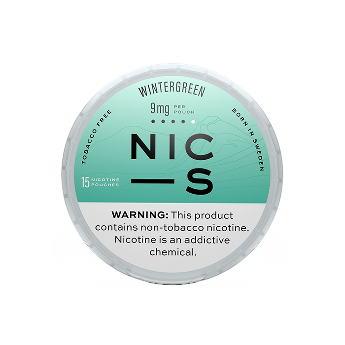 NIC-S Wintergreen 9MG Nicotine Pouches