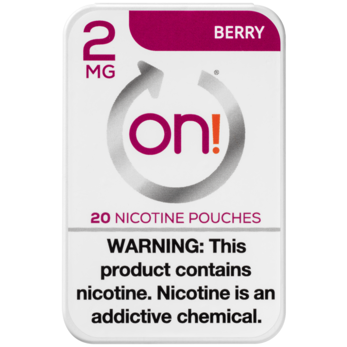 On! 2MG Berry Mini Dry Nicotine Pouches