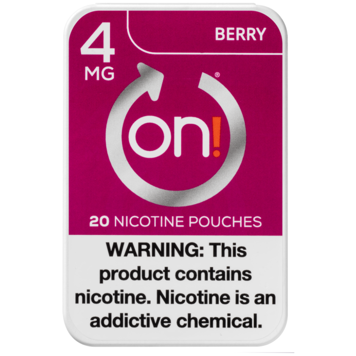 On! 4MG Berry Mini Dry Nicotine Pouches
