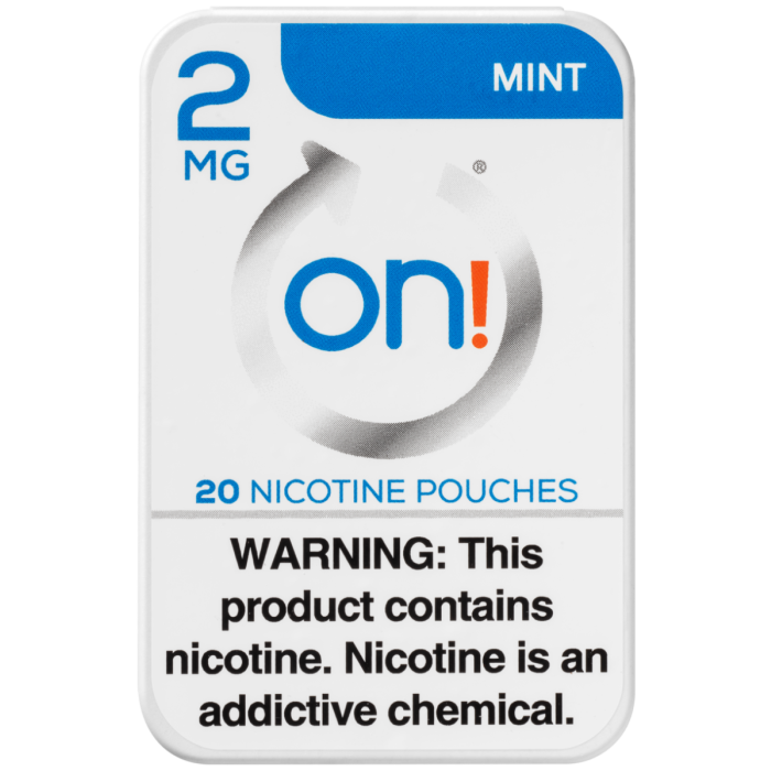 On! 2MG Mint Mini Dry Nicotine Pouches