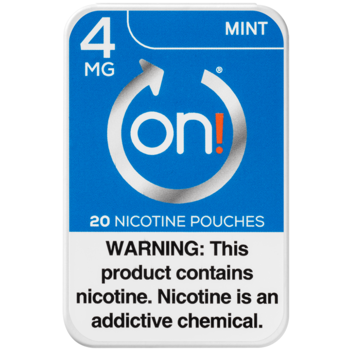 On! 4MG Mint Mini Dry Nicotine Pouches