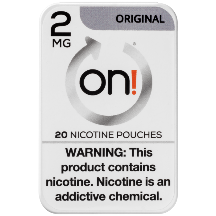 On! 2MG Original Mini Dry Nicotine Pouches