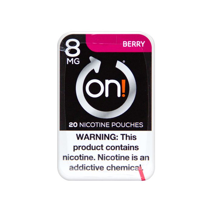 on! Berry 8mg Dry White Mini