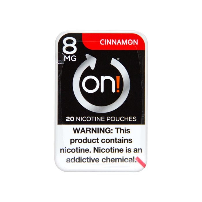 on! Cinnamon 8mg Dry White Mini