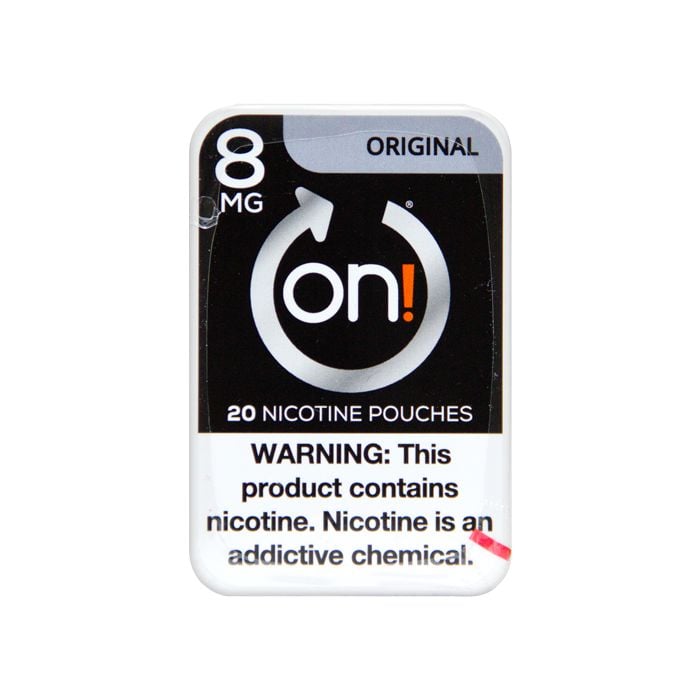 on! Original 8mg Dry White Mini