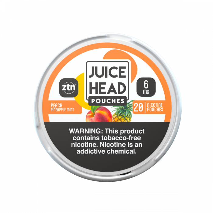 Juice Head Pouches Peach Pineapple Mint 6MG