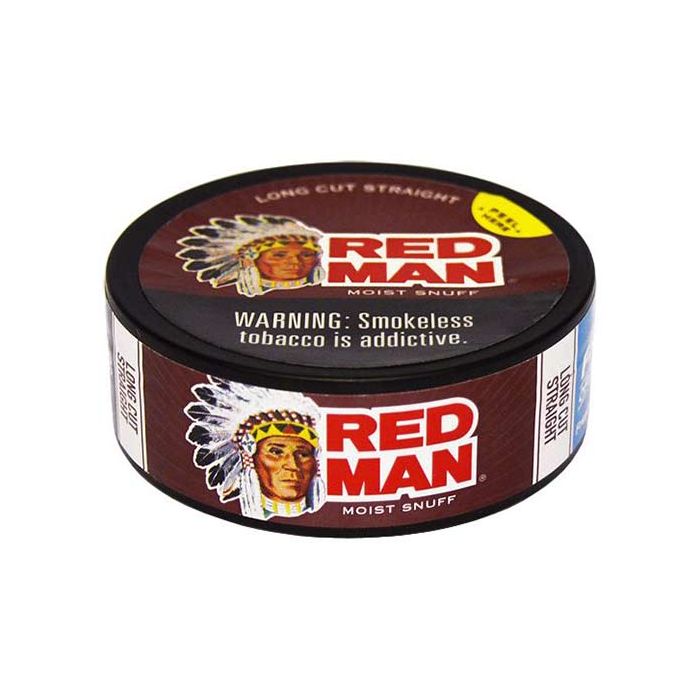 Red Man Straight, 1.2oz, Long Cut