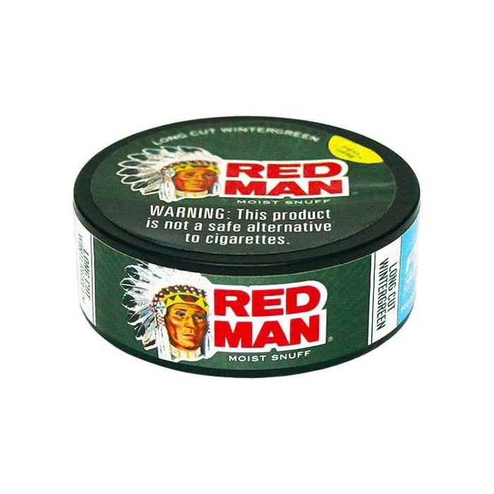 Red Man Wintergreen, 1.2oz, Long Cut