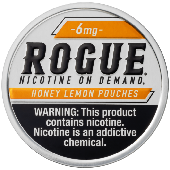 Rogue 6MG Honey Lemon Slim Dry Strong Nicotine Pouches