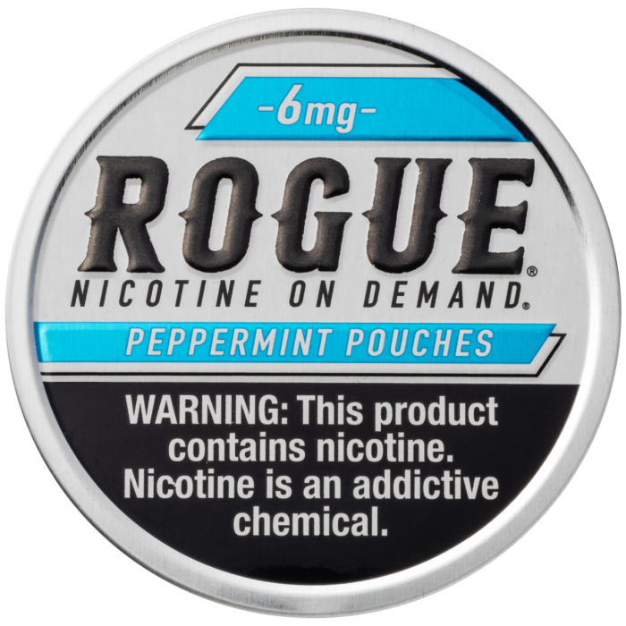 Rogue 6MG Peppermint Slim Dry Strong Nicotine Pouches