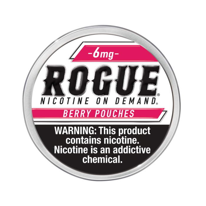 Rogue 6mg Berry Slim Dry Strong Nicotine Pouches