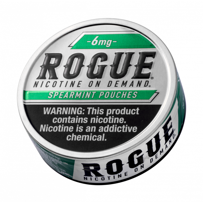 Rogue 6mg Spearmint Nicotine Pouches Northerner US