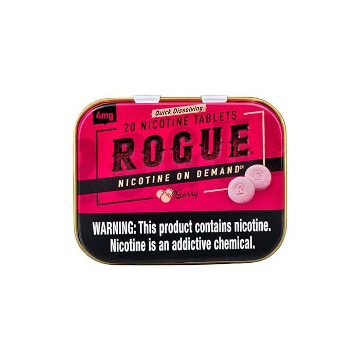 Rogue Berry 4mg, Nicotine Tablets