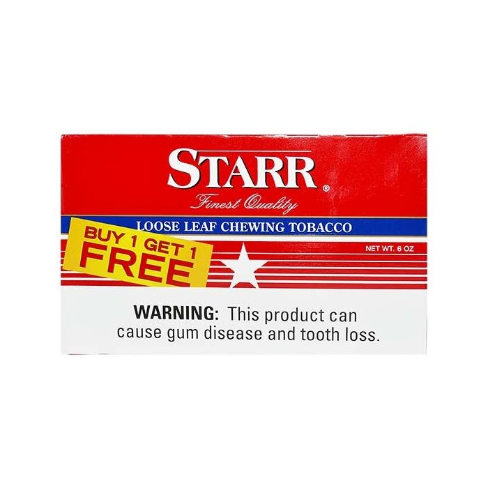 Order Starr 6oz Loose Leaf Chewing Tobacco 2pack Northerner US
