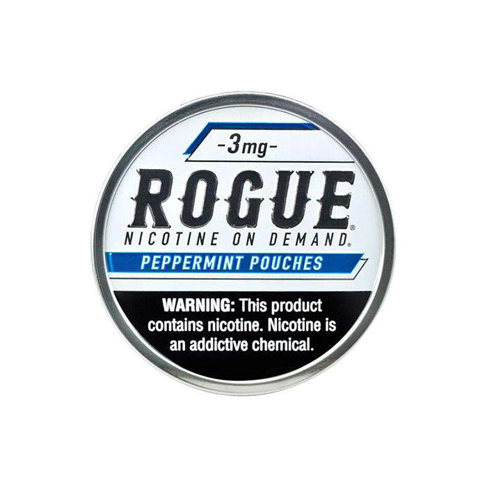 Rogue Peppermint 3mg, All White Nicotine Pouches