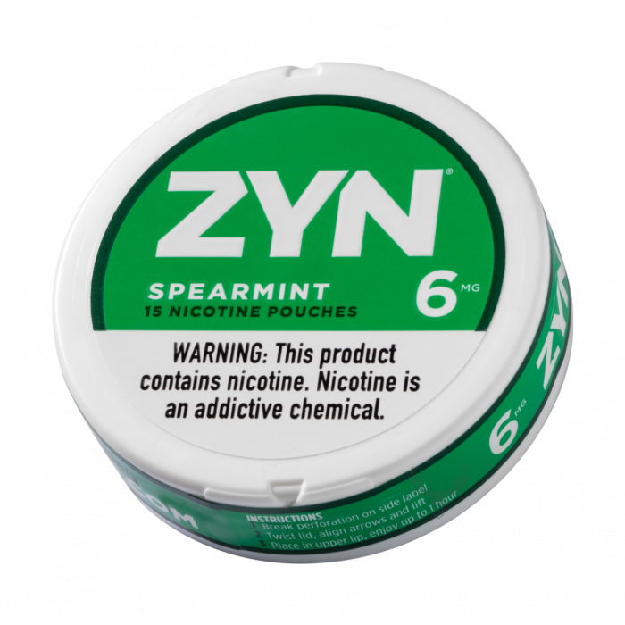 Zyn Spearmint 6MG Strong Nicotine Pouches Zyn Spearmint 6MG Strong Nicotine Pouches