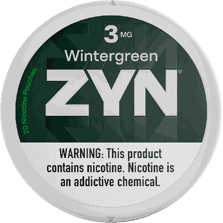 ZYN 3mg Wintergreen White Mini Portion