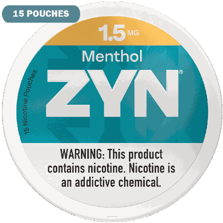 ZYN Menthol 1.5mg 15 Pouches