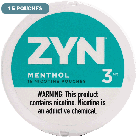 ZYN Menthol 3mg 15 Pouches