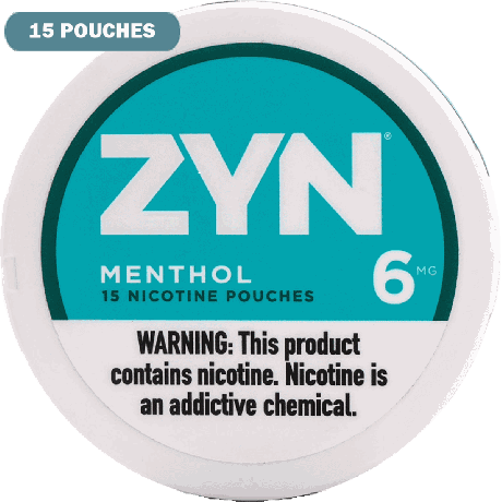 ZYN Menthol 6mg 15 Pouches