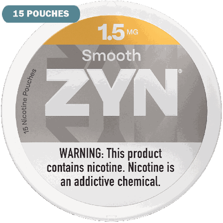 ZYN Smooth 1.5mg 15 Pouches