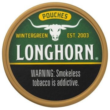 Longhorn Wintergreen Pouches
