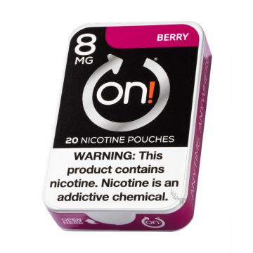 on! Berry 8mg Dry White Mini