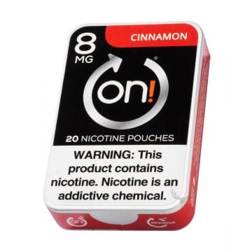 on! Cinnamon 8mg Dry White Mini