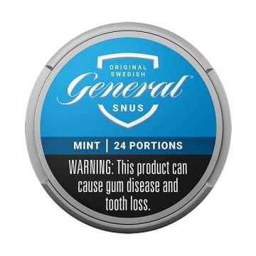 General Mint White Portion Snus