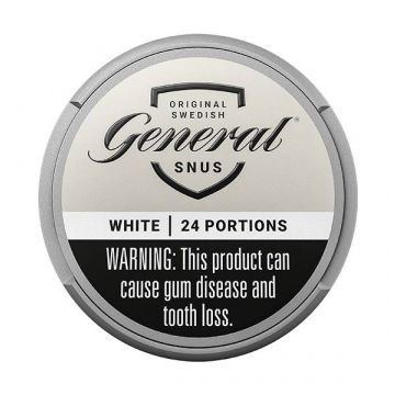 General White Portion Snus