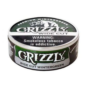 Chew Snus Dip Can Holder grizzly leather Chew