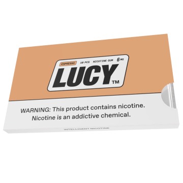 Lucy Espresso 6MG Nicotine Gum