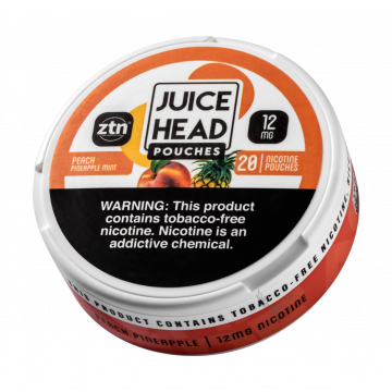 Juice Head Pouches Peach Pineapple Mint 12MG