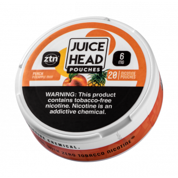 Juice Head Pouches Peach Pineapple Mint 6MG